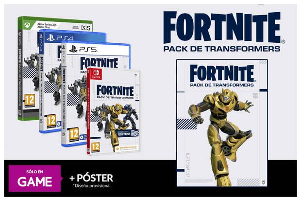 Fortnite: Pack de Transformers en GAME