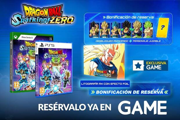 Regalos por reservar Dragon Ball: Sparking! Zero.