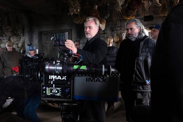 Christopher Nolan en el rodaje de 'La Odisea'