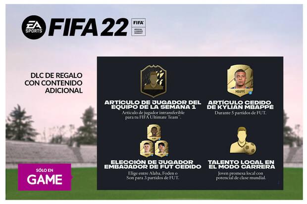 DLC de regalo con la reserva de FIFA 21 en GAME