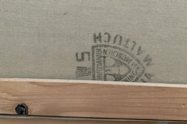 Cuadro real encontrado en una tienda de segunda mano