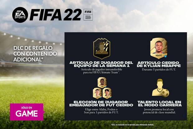 DLC de regalo con la reserva de FIFA 21 en GAME