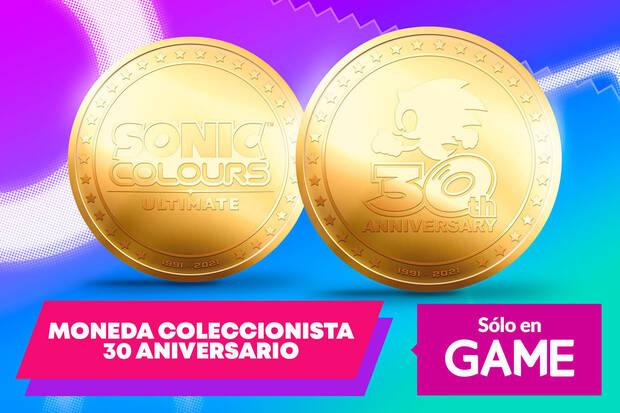 Moneda por el 30 aniversario de Sonic