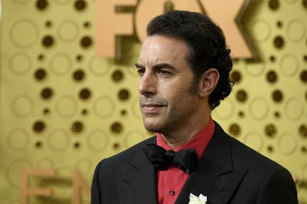 Sacha Baron Cohen en una gala de la cadena Fox