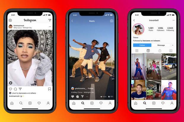 Instagram modelo smartphone