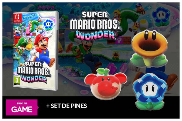 Super Mario Bros. Wonder resrvalo en GAME con regalo extra gratis