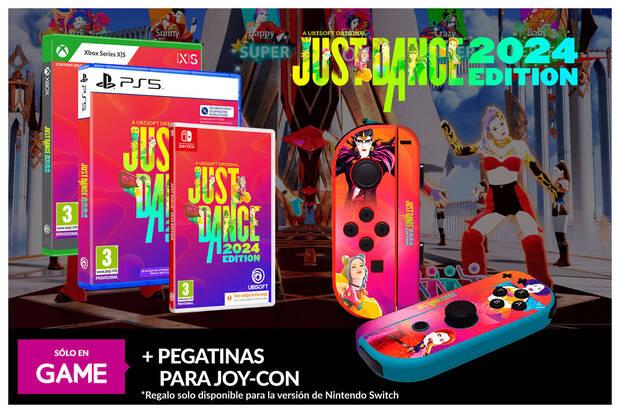 Just Dance 2024 reserva en GAME y pegatinas para Joy-con gratis