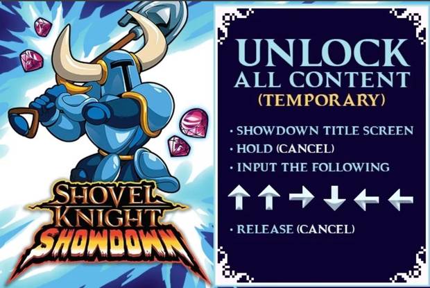 Shovel Knight Showdown te permite desbloquear todos sus contenidos desde el principio Imagen 2