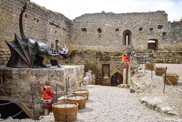 Patio de El Castillo Encantado de Trigueros del Valle
