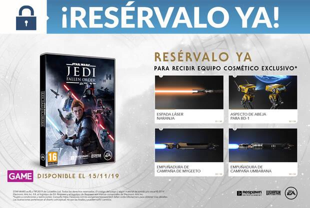 GAME detalla su exclusiva Edicin Deluxe de Star Wars Jedi: Fallen Order y sus incentivos Imagen 3