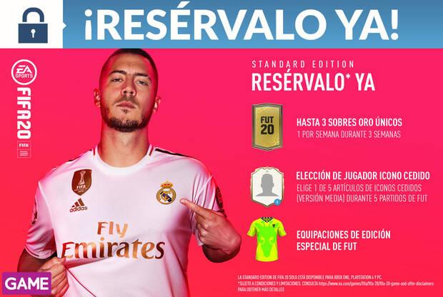 GAME detalla su incentivo por reserva y sus ediciones de FIFA 20 Imagen 2