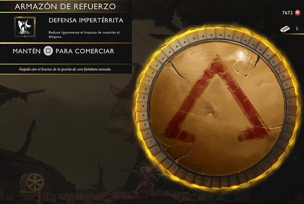God of War Sons of Sparta - Armaz�n de escudo Armaz�n de refuerzo