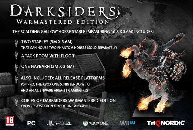 Una edicin especial de Darksiders: Warmastered Edition incluye un establo para caballos Imagen 2