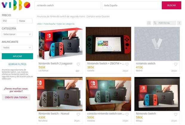 La reventa de Nintendo Switch se dispara por la falta de stock Imagen 4