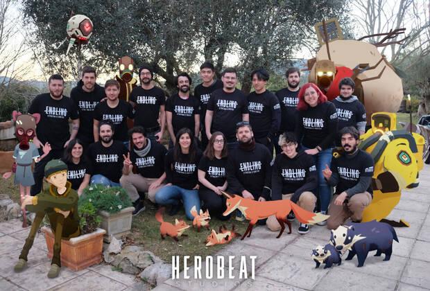 El equipo de Herobeat, creadores de 'Endling'.