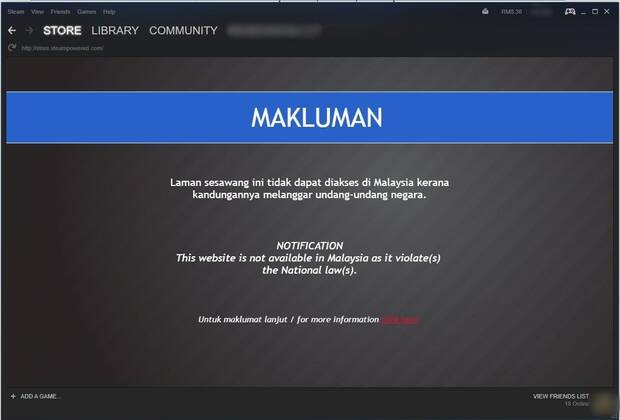 El gobierno malayo prohibe el acceso al videojuego 'Fight of Gods' y a Steam Imagen 2