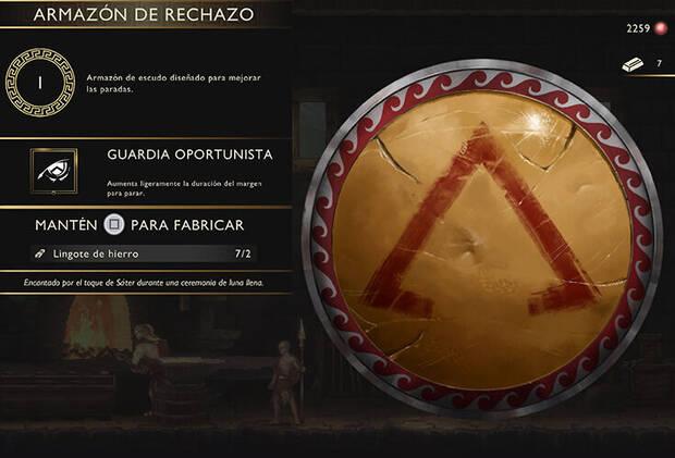 God of War Sons of Sparta - Armaz�n de escudo Armaz�n de rechazo