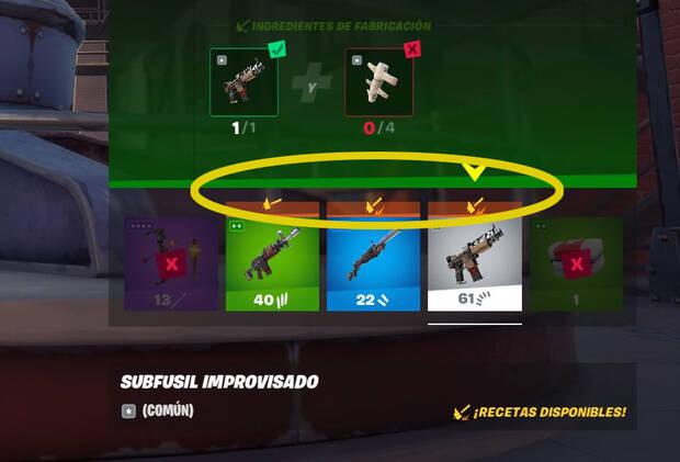 Fortnite Temporada 6 - Icono de objetos de fabricación