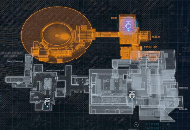 Pragmata - Mapa de la zona El vest�bulo del sector Planta de energ�a solar