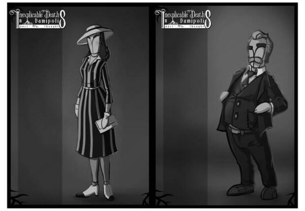 Inexplicable Deaths in Damipolis: Inner Thoughts llega a Kickstarter Imagen 2
