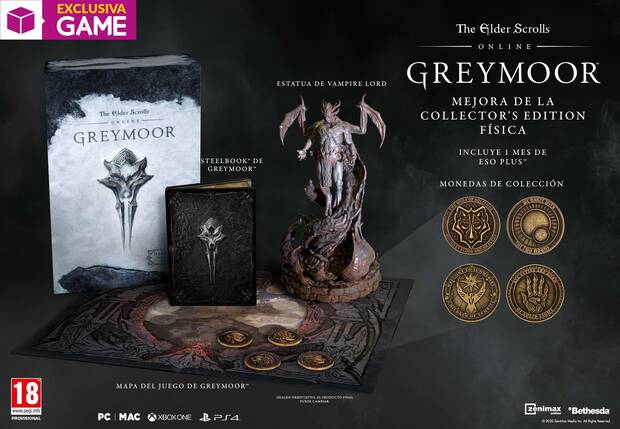 GAME detalla el contenido de la Collector's Upgrade de The Elder Scrolls Online: Greymoor Imagen 2