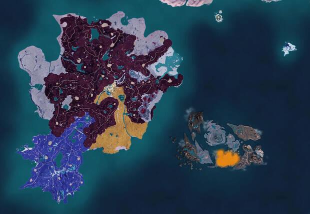 Palworld - Mapa con la localizaci�n del Pal Lapure