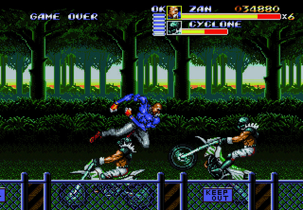 Este abuelo cyborg fue el gran fichaje de 'Streets of Rage 3'.