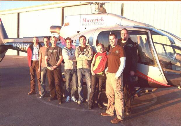 Calleja en un viaje a Las Vegas (EE.UU.) con THQ