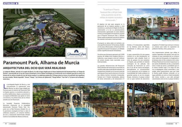 Planificaci�n del proyecto de Paramount Park de Murcia