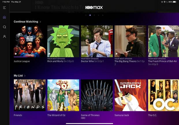 HBO Max Home