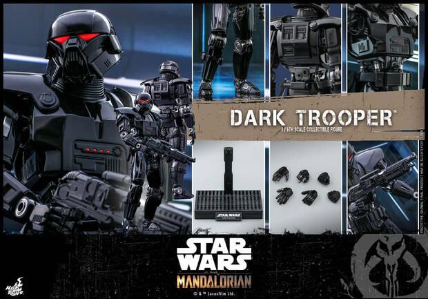 Dark Trooper de Hot Toys con sus accesorios