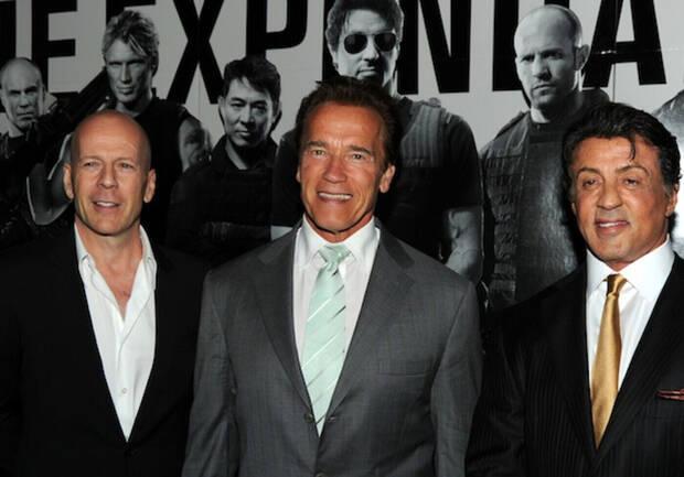 Bruce Willis Stallone Arnold Schwarzenegger