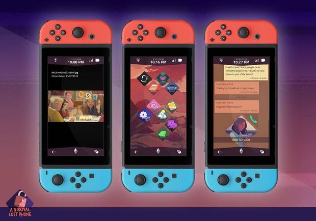 Captura de A Normal Lost Phone en Nintendo Switch.