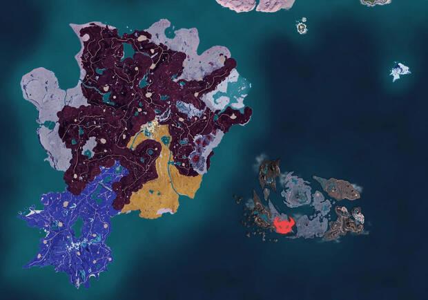 Palworld - Mapa con la localizaci�n del Pal Eidrolon