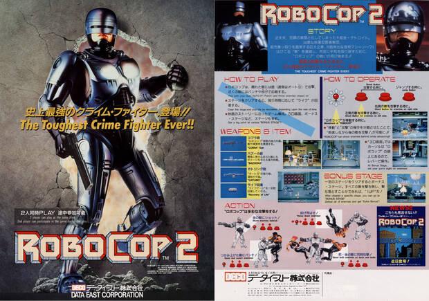 La recreativa de RoboCop 2 era una cosa chiflad�sima. Un brawler/shooter para dos jugadores.