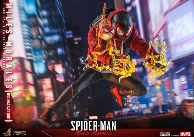Una nueva figura de Spider-Man: Miles Morales nos muestra a Spider-Cat en accin