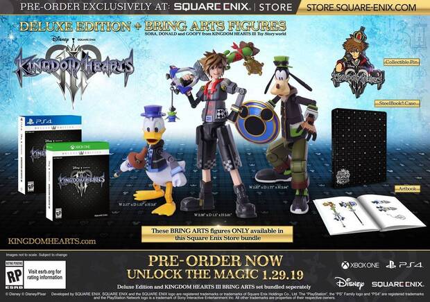 E3 2018: As son las ediciones deluxe de Kingdom Hearts III Imagen 2