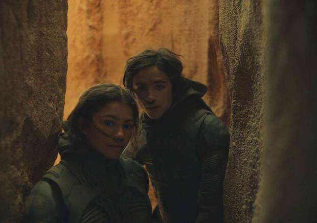 Paul Atreides y Chani en Dune