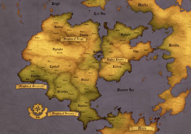 mapa de Fire Emblem: Fortune's Weave