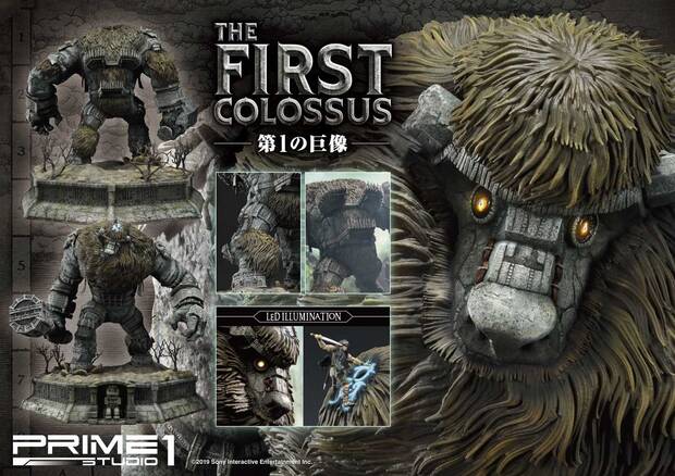 As es la espectacular figura de 800 dlares del primer coloso de Shadow of the Colossus Imagen 2