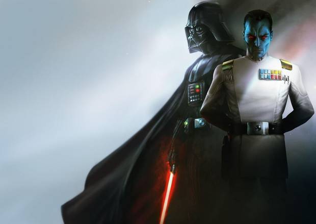 Thrawn y Vader
