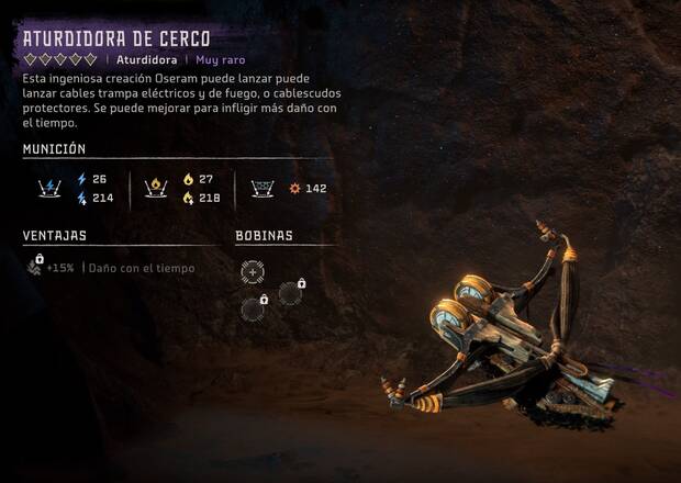 Horizon Forbidden West - Arma Aturdidora de cerco