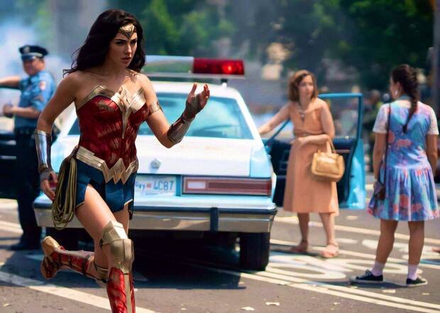 Wonder Woman 1984 en un fotograma