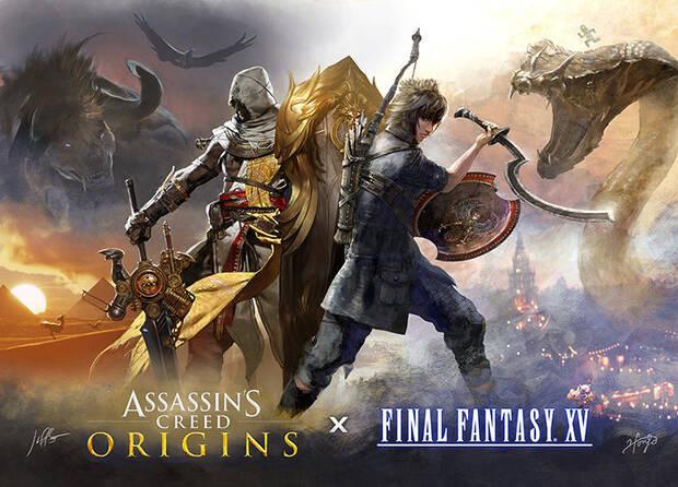 Assassin's Creed y Final Fantasy XV anuncian una colaboracin en la Gamescom Imagen 2