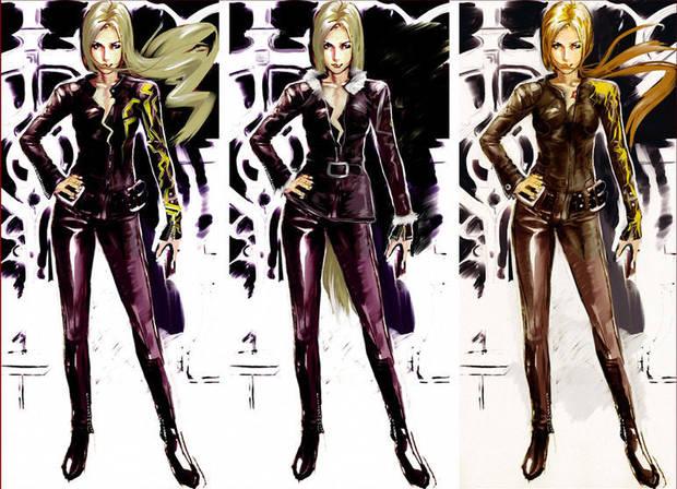 Trish, al igual que otros muchos personajes, ya estaba dise�ada para antes del cambio.