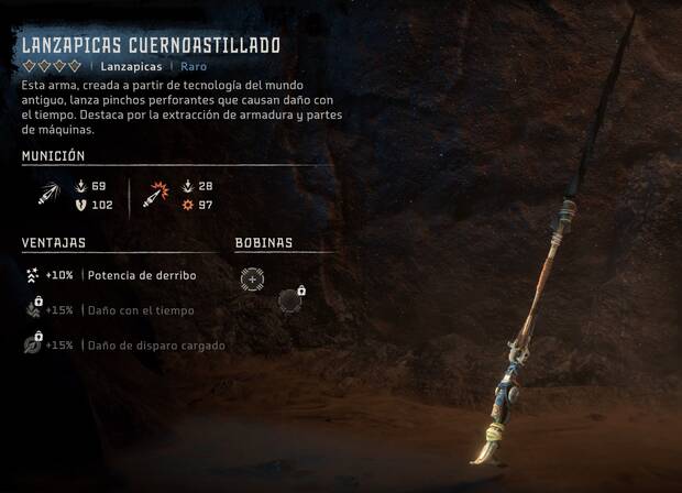 Horizon Forbidden West - Arma Lanzapicas cuernoastillado