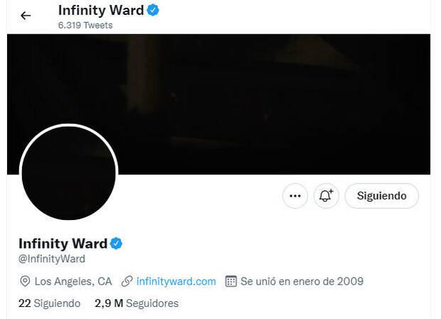 Nueva foto de perfil de Infinity Ward en Twitter.