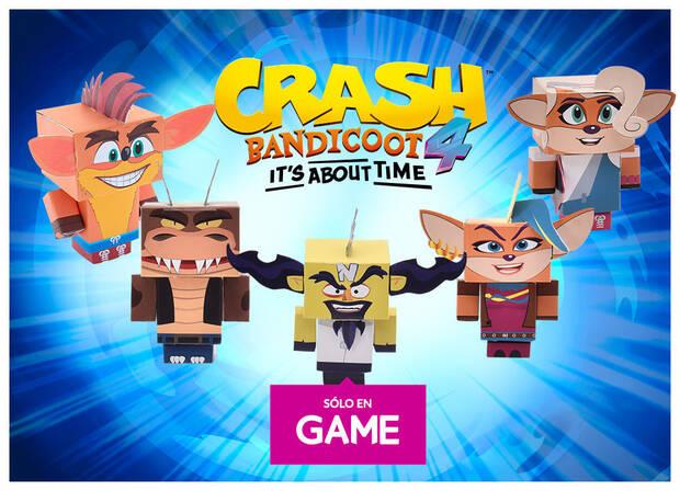 GAME regala 5 figuras exclusivas con la reserva de Crash Bandicoot 4: It's About Time Imagen 2