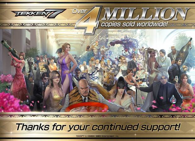 Bandai Namco celebra oficialmente los 5 millones copias vendidas de Tekken 7 Imagen 2