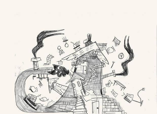 Alguno de los dibujos de Gabi.